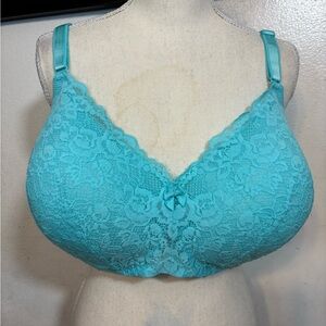 Turquoise Lace Bra